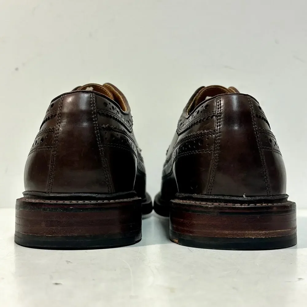 VGUC Grant Stone x J. Crew Ludlow Longwing Wingtip Derby Bench Made 10 D